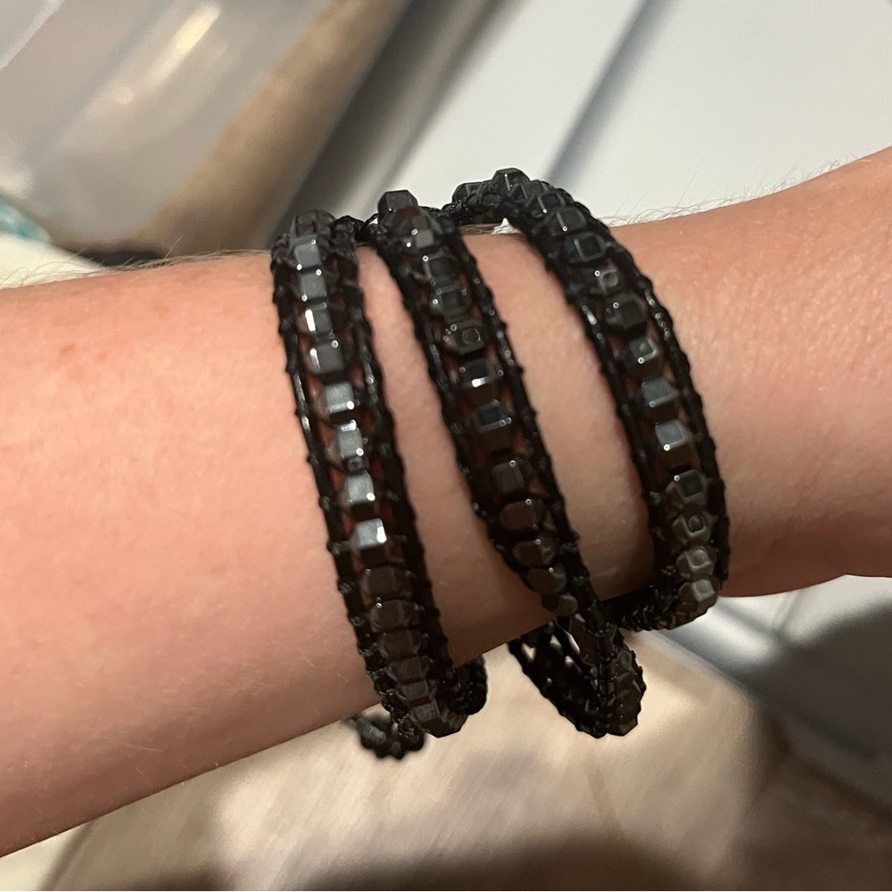 Victoria emerson vintage black wrap bracelet